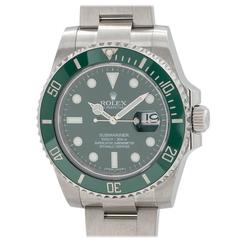 Rolex Stainless Steel Submariner “The Hulk” Self Winding Wristwatch Ref 116610LV