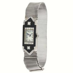 Patek Philippe for Tiffany & Co. Lady's Platinum Wristwatch 7