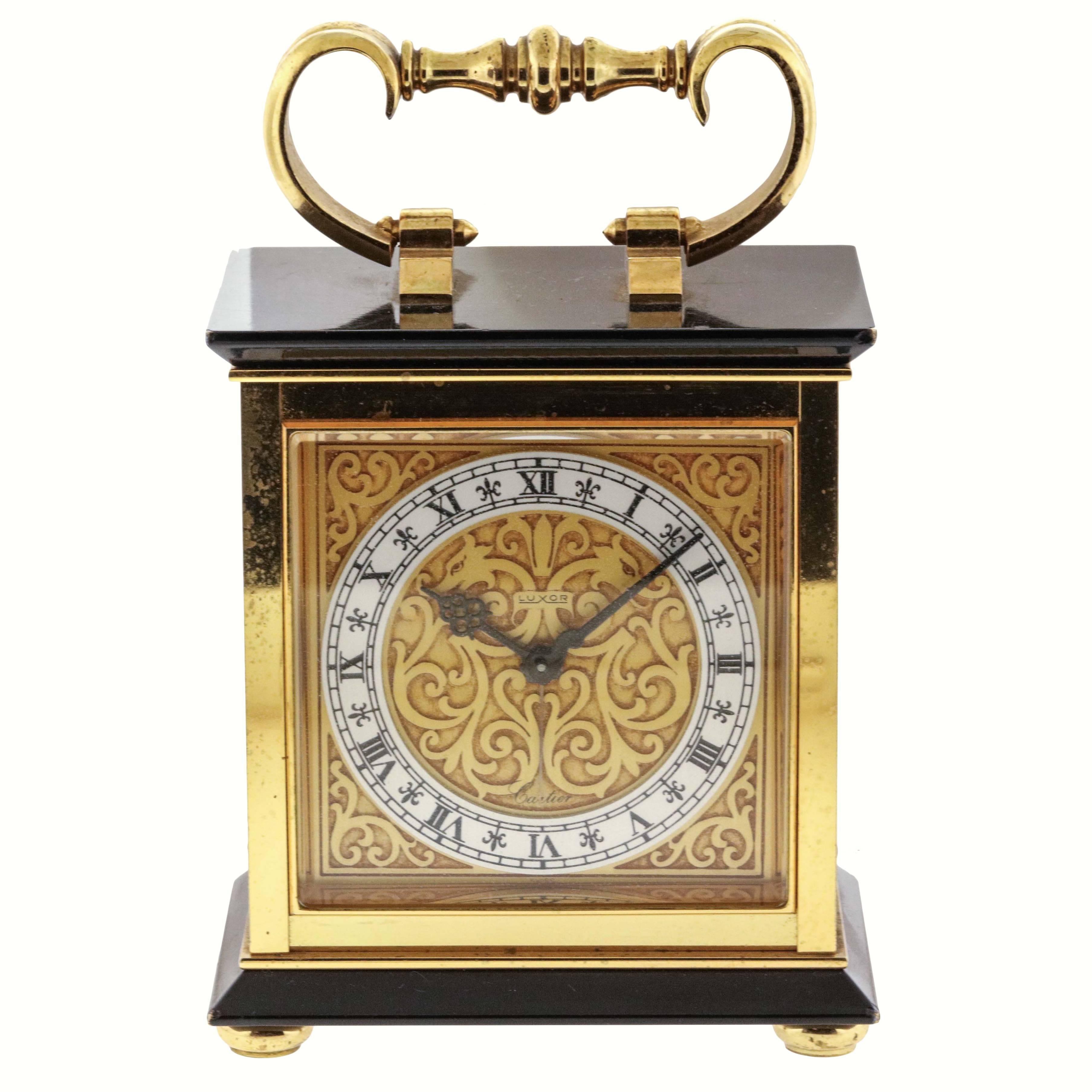 1960s Cartier Alarm Desk Clock