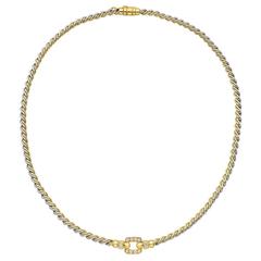 Cartier Diamond Gold Necklace