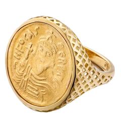 Ray Griffiths Gold Replica Coin Ring