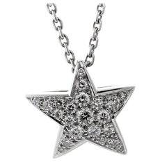 Chanel Comete Diamond Gold Necklace