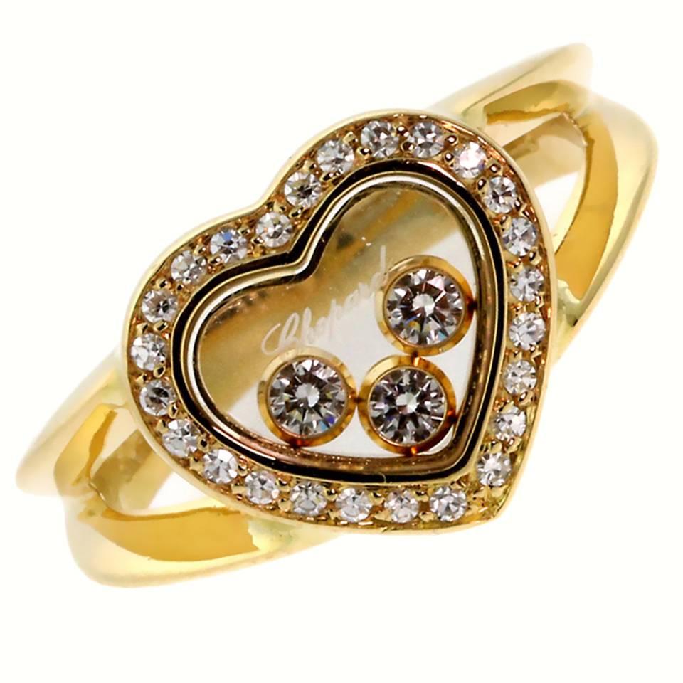 Chopard Happy Diamond Gold Ring