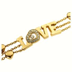 Chopard Happy Diamond Gold Heart Bracelet 3