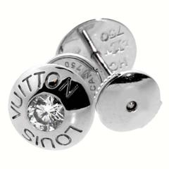 Louis Vuitton Diamond Gold Earrings 6