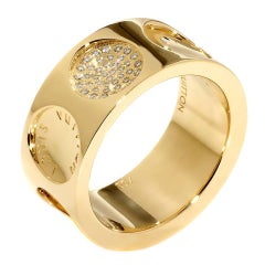 Louis Vuitton Empreinte Diamond Gold Ring