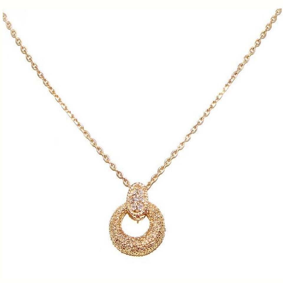 Van Cleef & Arpels Diamond Gold Pendant Necklace