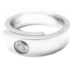 Cartier Diamond Gold Band Ring