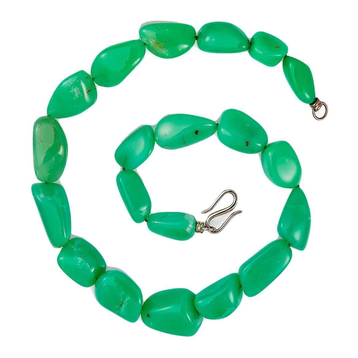 Colleen B. Rosenblat Chrysoprase Necklace For Sale
