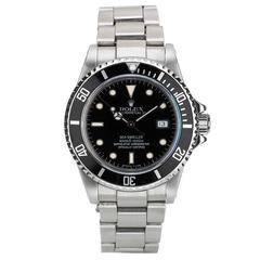 Rolex Stainless Steel Sea Dweller Automatic Wristwatch