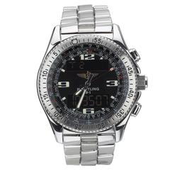 Breitling Stainless Steel B1 GMT Chronograph Quartz Wristwatch