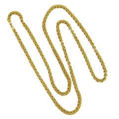Tiffany & Co. France Gold Long Chain Necklace