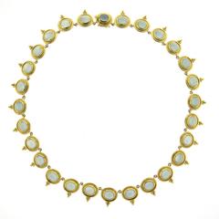 Temple St. Clair Aquamarine Gold Necklace