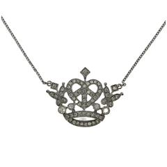 Diamond Gold "Royal Love" Necklace 