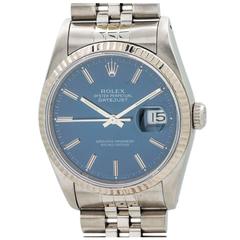 Rolex Stainless Steel Datejust Wristwatch Ref 16234 1991