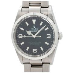 Rolex Stainless Steel Explorer 1 Wristwatch Ref 114270 2003