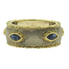 Mario Buccellati Sapphire Gold Band Ring