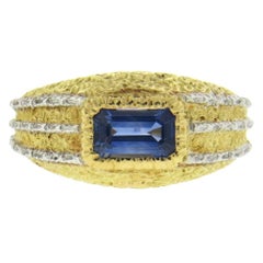 Mario Buccellati Sapphire Gold Ring
