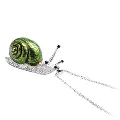 Deakin & Francis Silver Snail Pendant 11