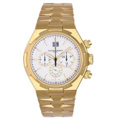 Vacheron Constantin Yellow Gold Overseas Chronograph Automatic Wristwatch 