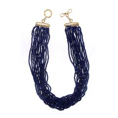Multi Strands Lapis Lazuli Necklace