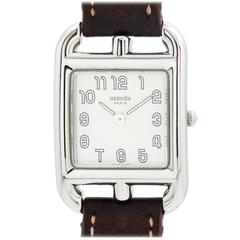 Hermès Lady’s Stainless Steel Cape Cod Quartz Wristwatch Ref 001.210 