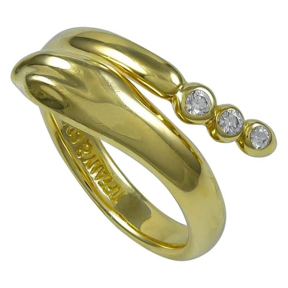 Tiffany and Co. Peretti Serpent Gold and Diamond Ring at 1stDibs | elsa ...