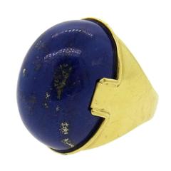1970s Cartier Lapis Gold Ring