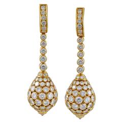 Cartier Diamond Gold "Taj Mahal" Ear Clips 8