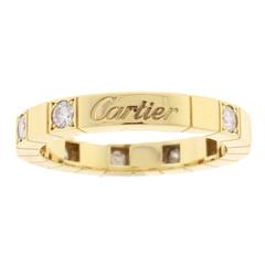 Cartier Lanières Diamond Gold Band Ring  