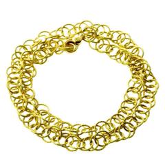 Vintage Buccellati Hawaii Gold Textured Necklace