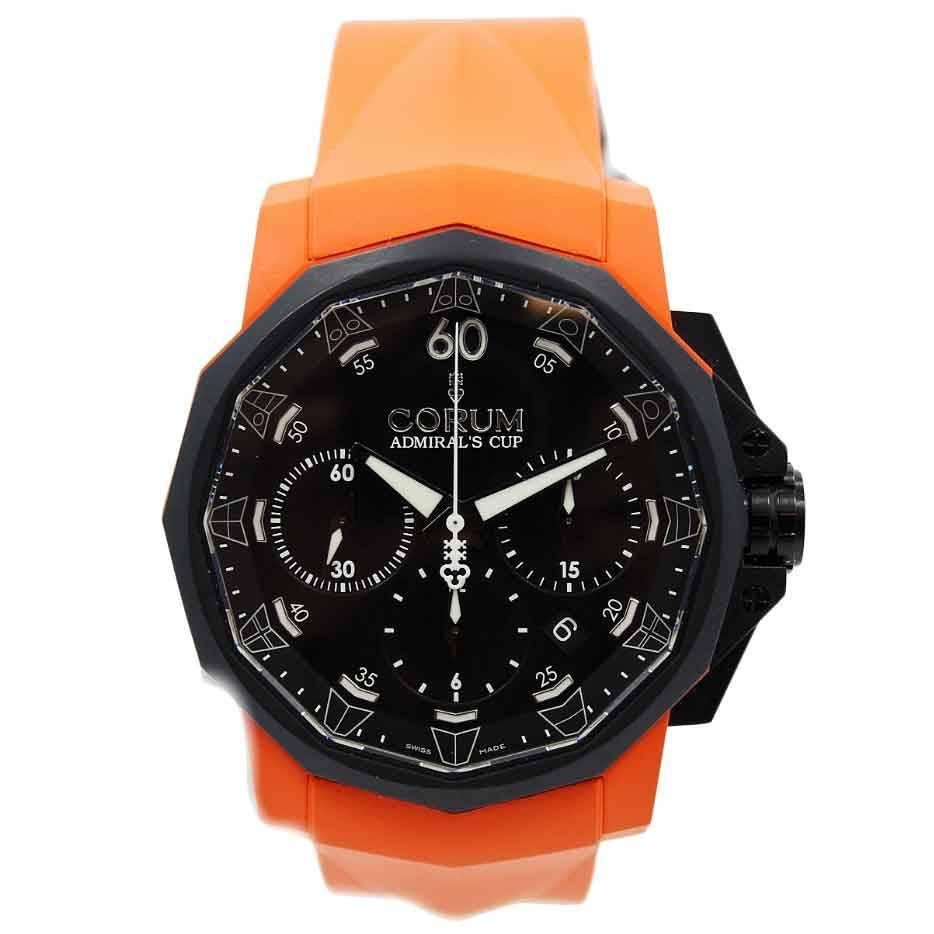 Corum Titanium Admiral's Cup Challenger 44 Chronograph Ltd Ed Wristwatch For Sale