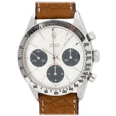 Vintage Rolex Stainless Steel Daytona Wristwatch Ref 6239 1966