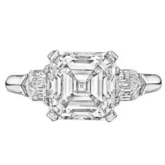 Betteridge ​3.01 Carat Asscher-Cut Diamond Engagement Ring