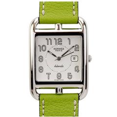 Hermes Paris Stainless Steel Cape Cod Automatic Wristwatch Ref CC1.710 