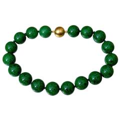 Natural Maw Sit-Sit Jade Beads Necklace 2