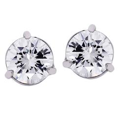 Diamond Gold Stud Earrings
