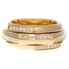 Vintage Piaget Diamond Gold Ring
