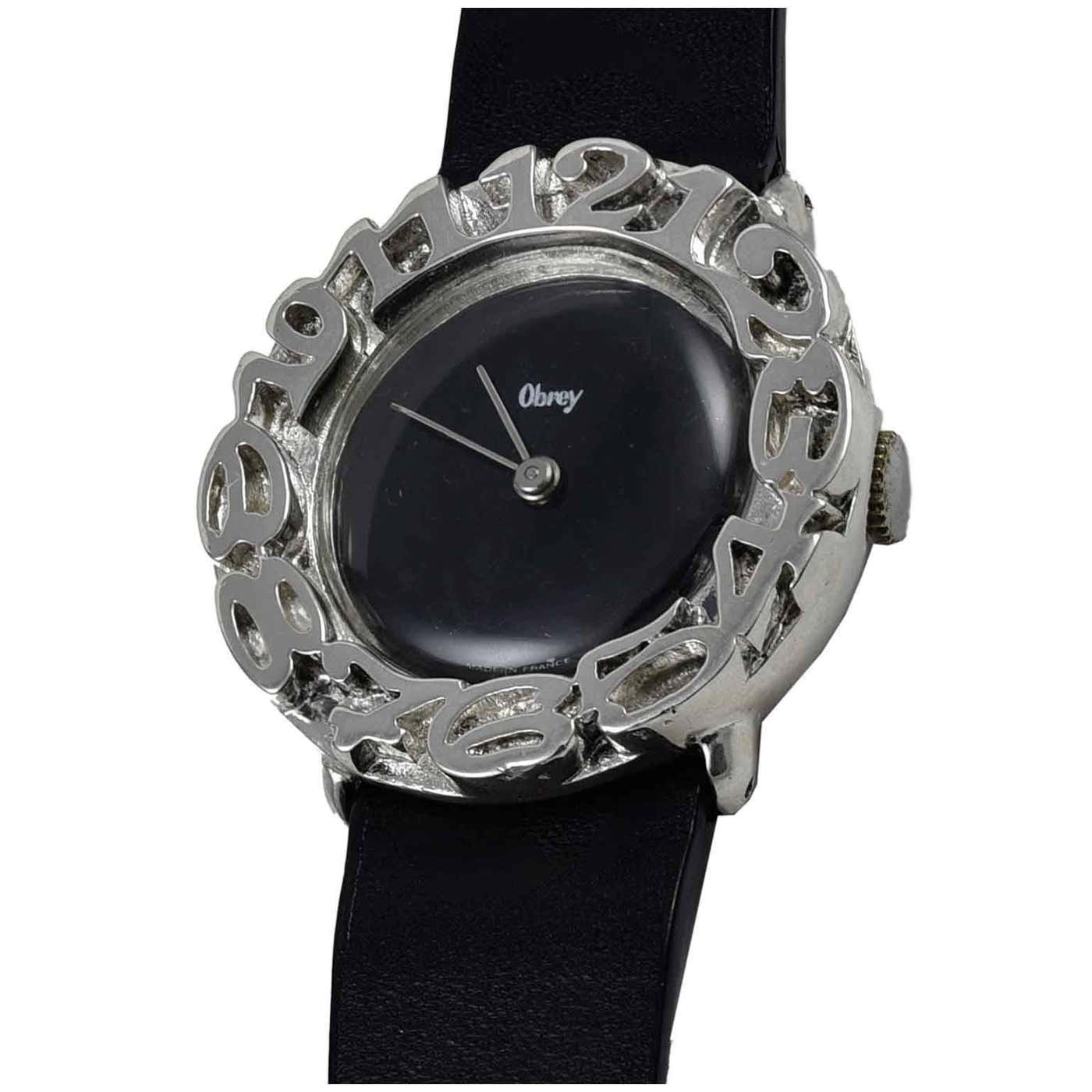 Obrey Lady's Sterling Silver Wristwatch at 1stDibs | obrey watch, obrey ...