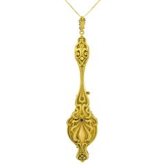 Antique Art Nouveau Gold Lorgnette