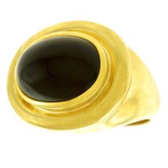 Paloma Picasso for Tiffany & Co. Onyx and Gold Ring