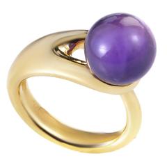 Boucheron Iolite Sphere Yellow Gold Ring