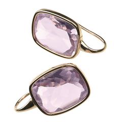Handmade Amethyst Gold Earrings 6