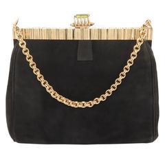 1950 Cartier Eleg Set di peridoto Borsa da sera in oro