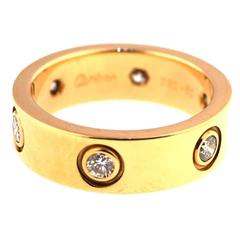 Cartier "LOVE" Six Diamond Gold Ring