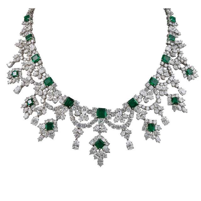 Harry Winston Platinum Diamond Lariat Necklace at 1stdibs