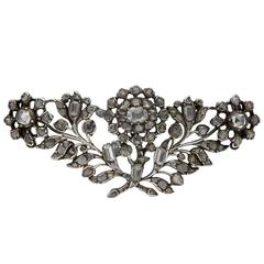 1740s Georgian Diamond Brooch 10