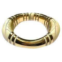 René Boivin Ivory Gold Bracelet