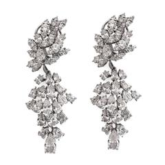 14 Carat Diamond Platinum "Day to Gala" Earrings 9