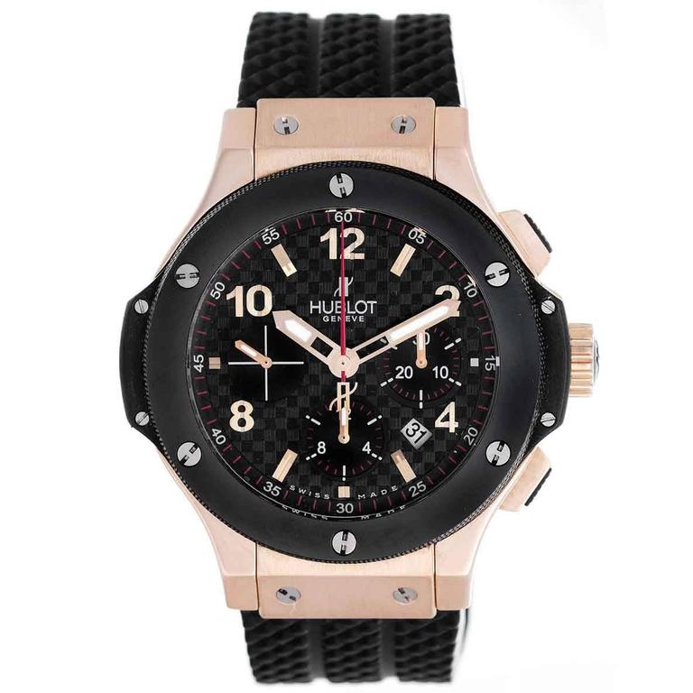 Hublot Rose Gold Big Bang Chronograph Automatic Wristwatch Ref  301.PB.131.RX at 1stDibs | hublot big bang pieces 301rx 1/250 limited,  hublot tuiga 1909 big bang 301rx 1/250, 301rx tuiga 1909